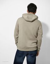 Pulover s kapuco - Mešanica bombaža - svetlo zelena