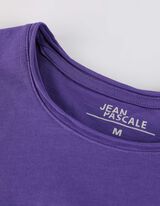 Majica - Pamuk - tamno-ljubicasta