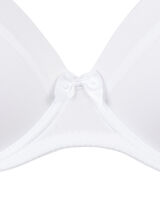 Super Push-Up modrček - Učinek push-up - belo