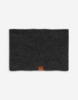 Loop-Schal - Meliert - dunkelgrau