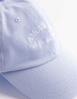 Basecap - Schriftzug - hellblau