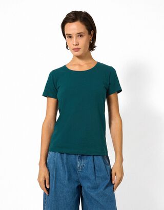 T-Shirt - Stretchanteil - Petrol