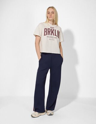 T-shirt - Misto cotone - bianco