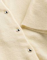 Cardigan - Knopfleiste - hellgelb