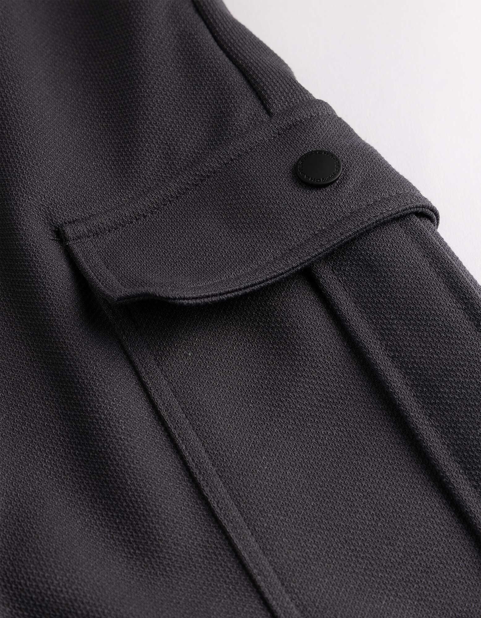 Cargo &scaron;ortky - Piqu&eacute; - tmave seda