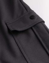 Cargo &scaron;ortky - Piqu&eacute; - tmave seda