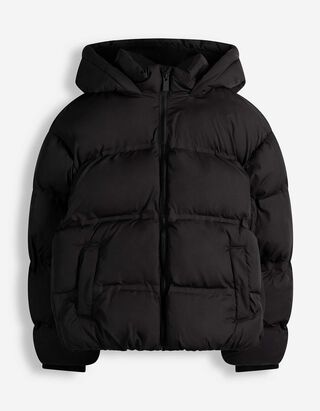 Steppjacke - einfarbig - Schwarz