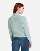 Megztinis - Pažeminti pečiai - turkis