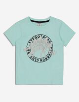 Majica kratkih rukava - Print - tirkizna