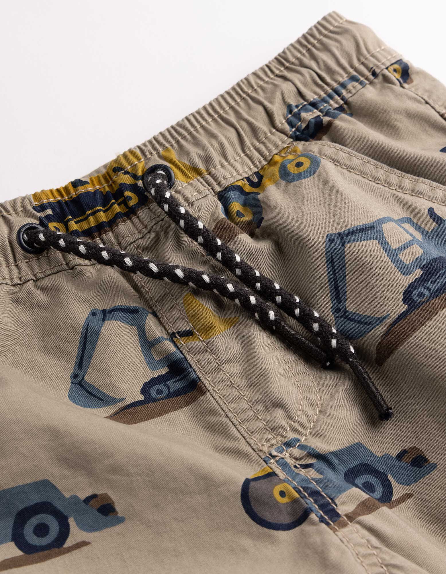 Short - Motif all-over - beige