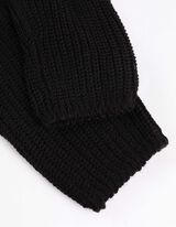 Maglione - Pi&ugrave; lungo dietro - nero