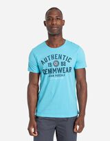 Tricou - Imprimare frontală - Albastru deschis