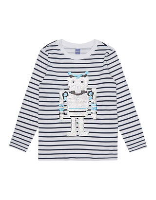 Jungen Longsleeve mit Wende-Pailletten
