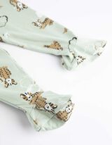 Set van shirt en broek - Print all-over - turkoois