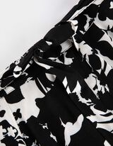 Fustă midi - Viscoză - Negru