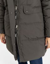 Kab&aacute;t - Skryt&yacute; zips - tmavozelena