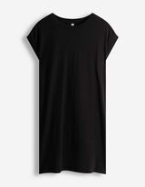 Kleid - gerade geschnitten - schwarz