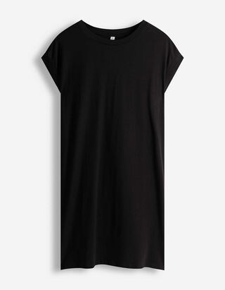 Kleid - gerade geschnitten - Schwarz