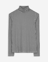 Langarmshirt - Rollkragen - schwarz
