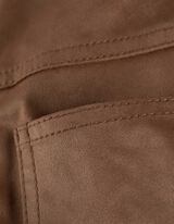 švarkas -marškiniai - Dirbtinė zomša - rudas