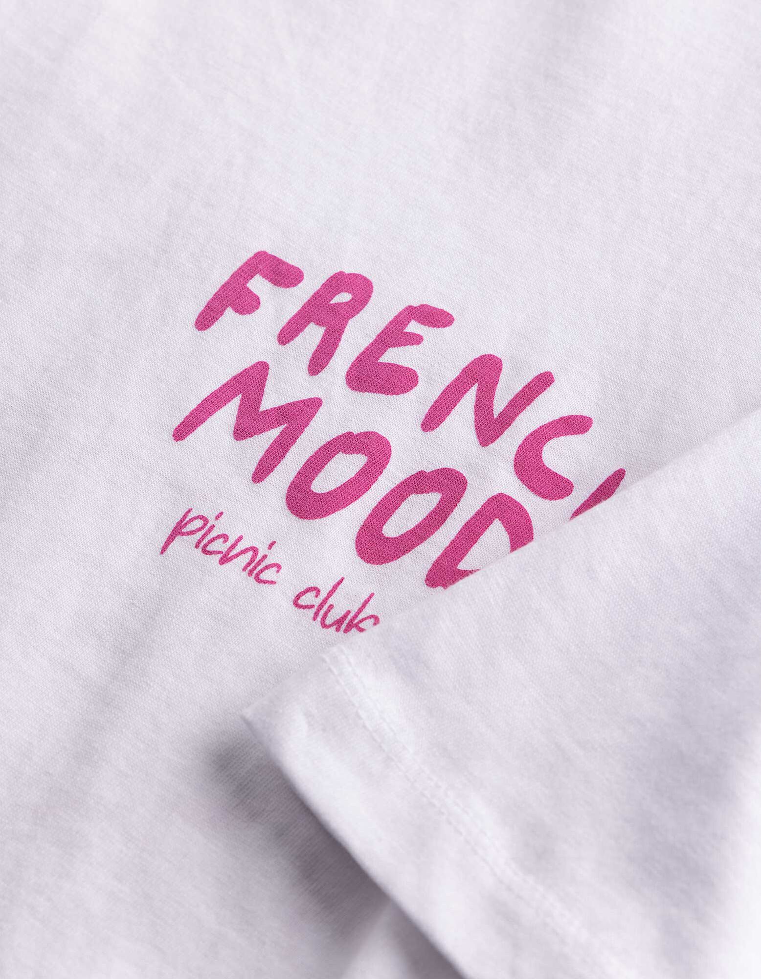 T-Shirt - Print - Wei&szlig;