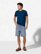Jeansshorts - Hellblau