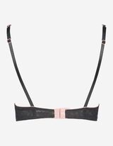 &bdquo;Push-up&ldquo; liemenėlė - Nėrinių apvadas - sviesiai rozinis