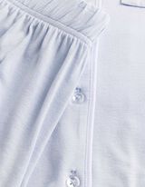 Pyžamov&yacute; set trička a &scaron;ortek - Směs s visk&oacute;zou - svetle  modra