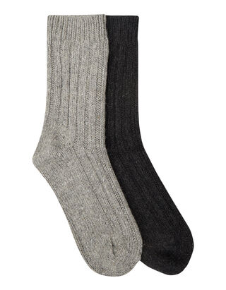 Herren Socken mit Woll-Anteil im 2er-Pack