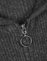 Cardigan - Kapuze - grau