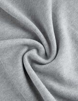 Hosszított kardigán - Visszahajtott ujj - szürke