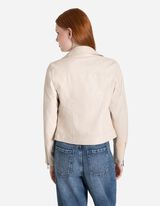 Motorosdzseki - Bőrhatású - bezs