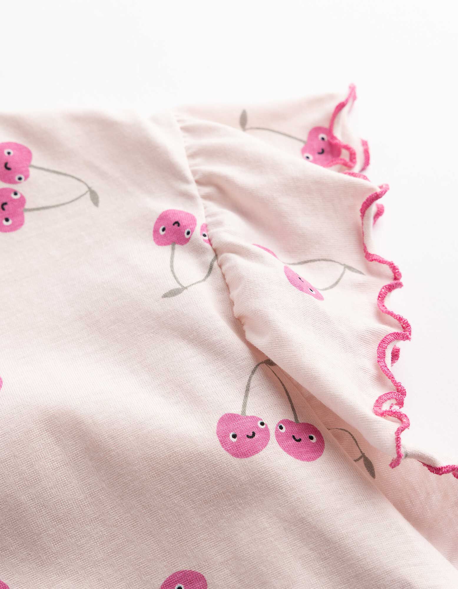 Pyžamov&eacute; kalhoty - Směs vzorů - Světle fialov&aacute;