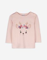 Hossz&uacute; ujj&uacute; felső - El&uuml;lső nyomtat&aacute;s - rozsaszin