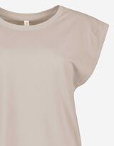 T-shirt - Encolure ronde - Beige