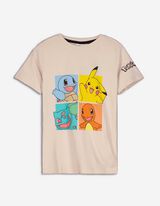 Tričko - Pokémon - bezova