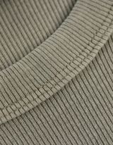 Top - Žebrová struktura - tmave zelena