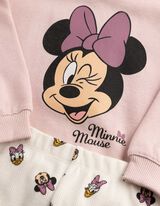 Set aus Pullover und Leggings - gemustert - Rosa