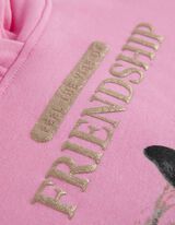 Bluză cu glugă - Imprimeu - Roz