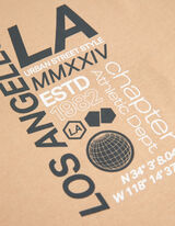 Tričko - Zadný výtlačok - bezova