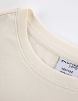 Majica dugih rukava - Slovni print - bela