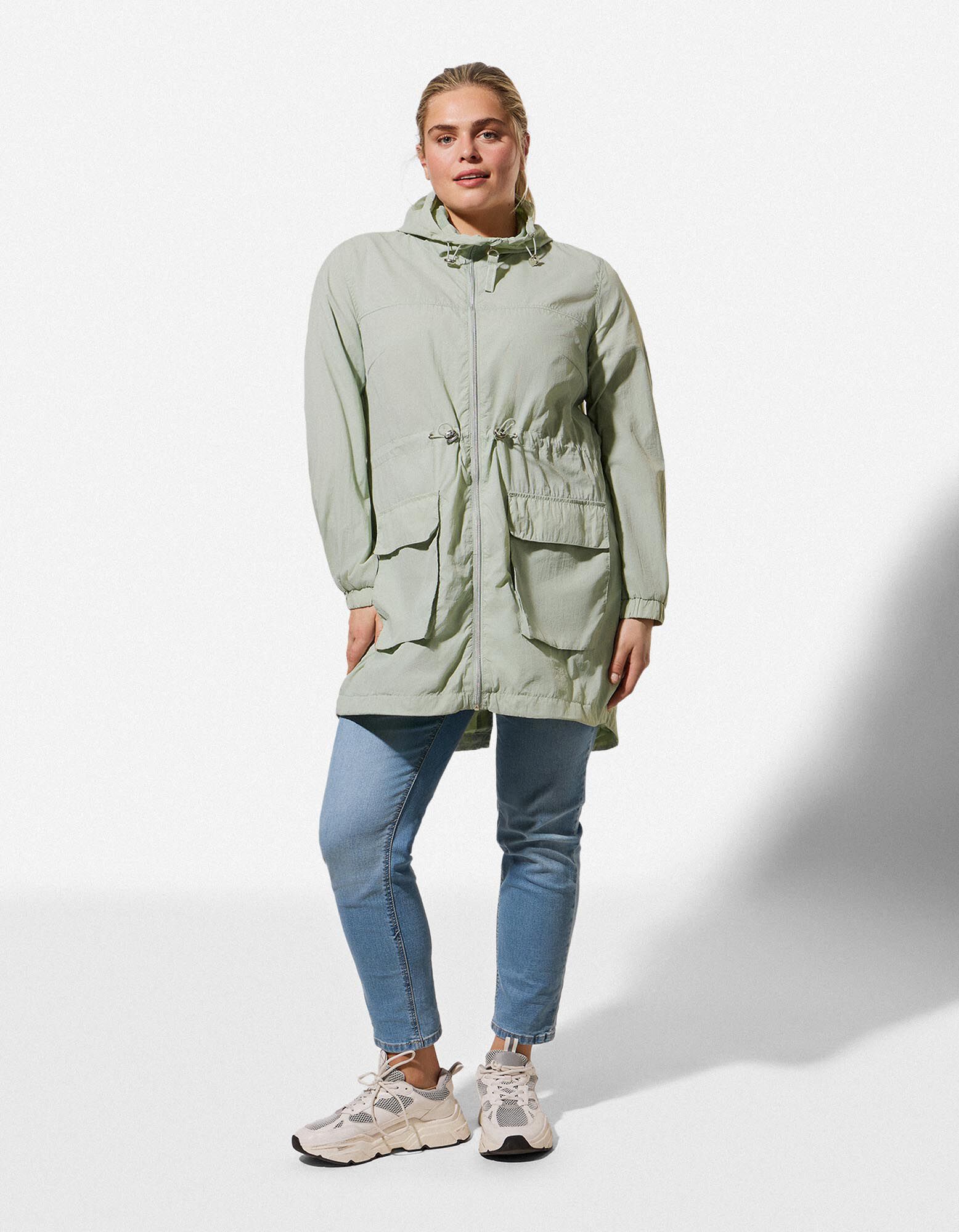 Outdoor jack - Effen - Lichtgroen