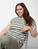 Marškiniai - Dryžiai - sviesiai zalias