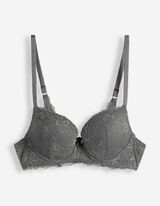 T-Shirt-BH - mit B&uuml;gel - dunkelgr&uuml;n