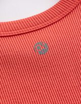 Cropped Top - Nahtlos - Rot