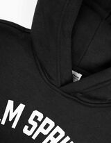 Mikina s kapucňou - Predné tlač - cierna