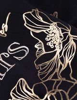 Majica kratkih rukava - Print - crno