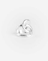 Ring - einfarbig - silberfarben