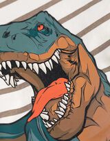 Pikkade varrukatega särk - trükis - valge