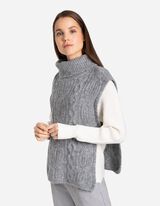 Slipover - Vlnen&yacute; vzhľad - seda